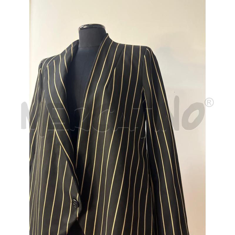 GIACCA DONNA MANGANO NERE RIGH BEIGE 1 BOTT | Mercatino dell'Usato Roma cinecitta' 3