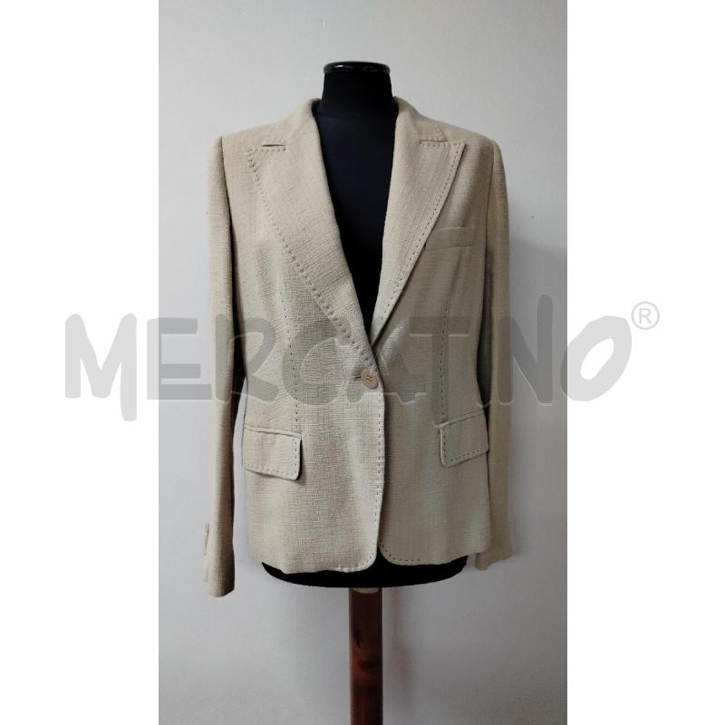 GIACCA DONNA MAX MARA BEIGE SETA | Mercatino dell'Usato Roma cinecitta' 1