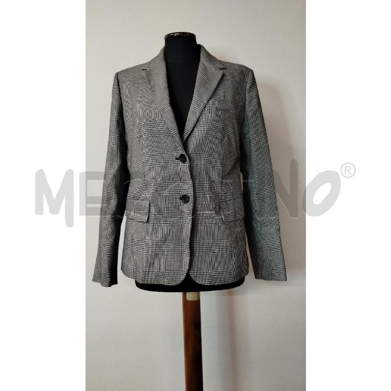 GIACCA DONNA MAX MARA PRINCIPE DI GALLES BIANC NER  | Mercatino dell'Usato Roma cinecitta' 1
