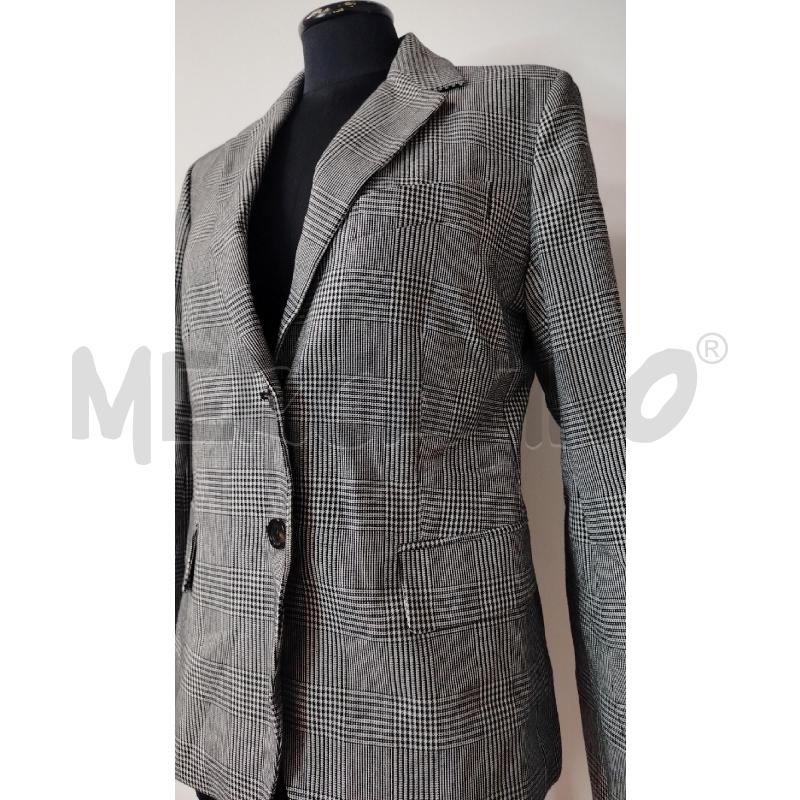 GIACCA DONNA MAX MARA PRINCIPE DI GALLES BIANC NER  | Mercatino dell'Usato Roma cinecitta' 2