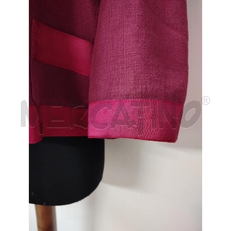 GIACCA DONNA RED VALENTINO FUCSIA PROFILI BORDEUAX | Mercatino dell'Usato Roma cinecitta' 2