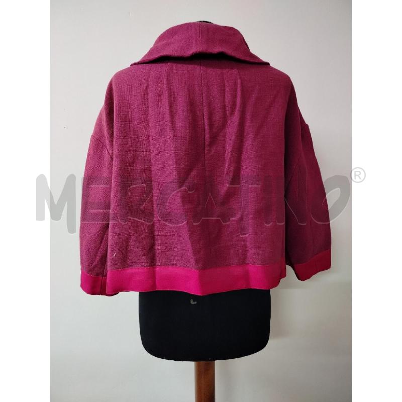 GIACCA DONNA RED VALENTINO FUCSIA PROFILI BORDEUAX | Mercatino dell'Usato Roma cinecitta' 3
