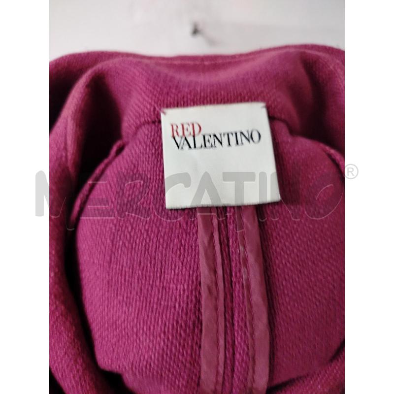 GIACCA DONNA RED VALENTINO FUCSIA PROFILI BORDEUAX | Mercatino dell'Usato Roma cinecitta' 4