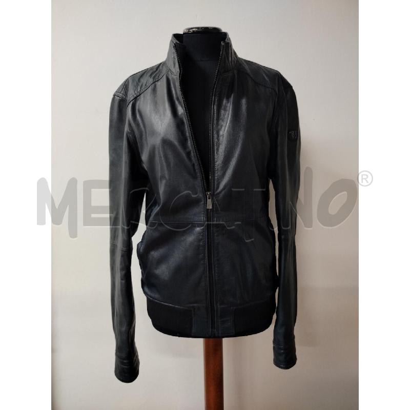 GIACCA DONNA TRUSSARDI JEANS PELLE BLU NOTTE VITAELASTIC | Mercatino dell'Usato Roma cinecitta' 1