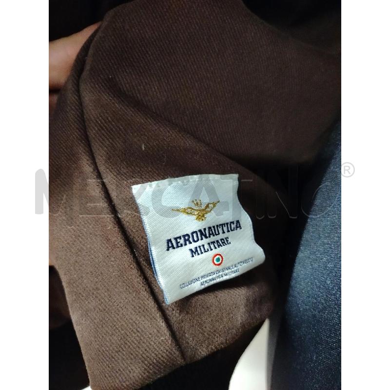 GIACCA PELLE UOMO AERONAUTICA MILITARE MARRONE  | Mercatino dell'Usato Roma cinecitta' 3