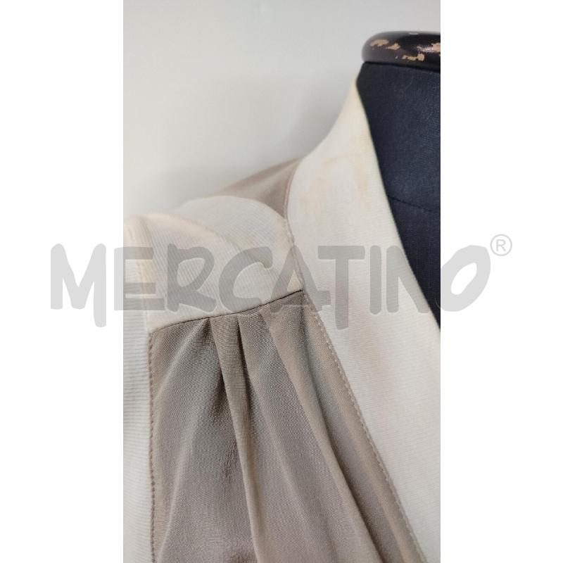 GILET DONNA FABIANA FILIPPI BEIGE BIANCO | Mercatino dell'Usato Roma cinecitta' 3