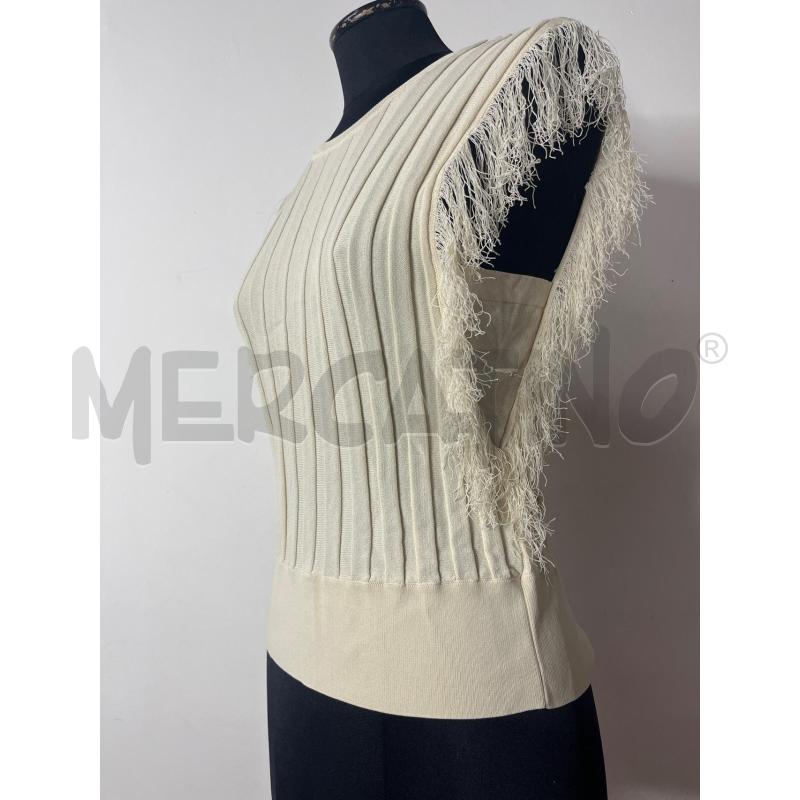 GILET DONNA PINKO SABBIA COSTE FRANGE | Mercatino dell'Usato Roma cinecitta' 2