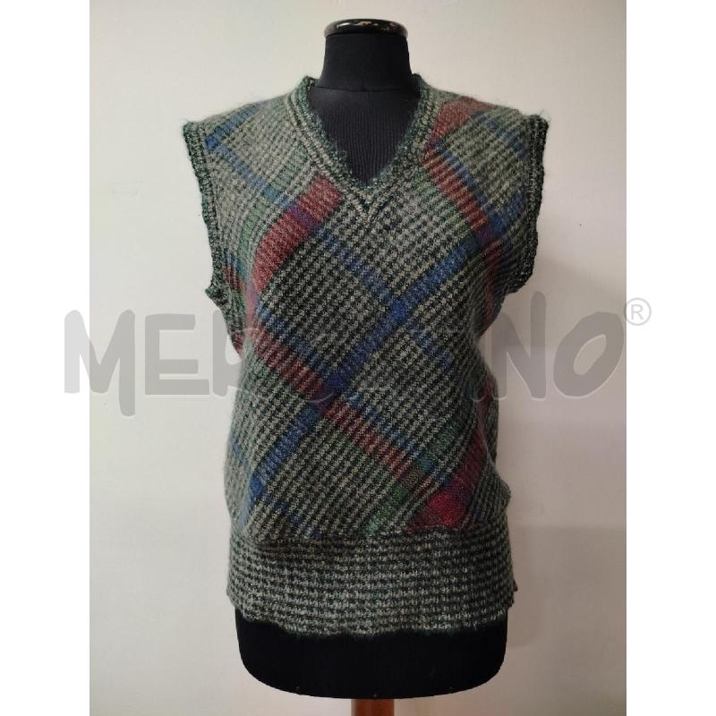 GILET MISSONI A MAGLIA SCOLLO A V VERDE BLU  | Mercatino dell'Usato Roma cinecitta' 1