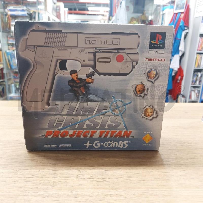 GIOCO PS1 TIME CRISIS PROJECT TITAN + G-CON45 | Mercatino dell'Usato Roma cinecitta' 1