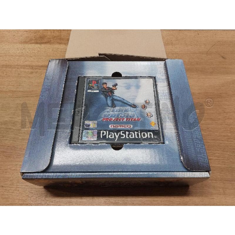 GIOCO PS1 TIME CRISIS PROJECT TITAN + G-CON45 | Mercatino dell'Usato Roma cinecitta' 2