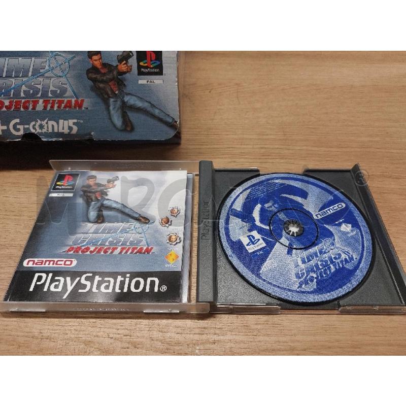 GIOCO PS1 TIME CRISIS PROJECT TITAN + G-CON45 | Mercatino dell'Usato Roma cinecitta' 4