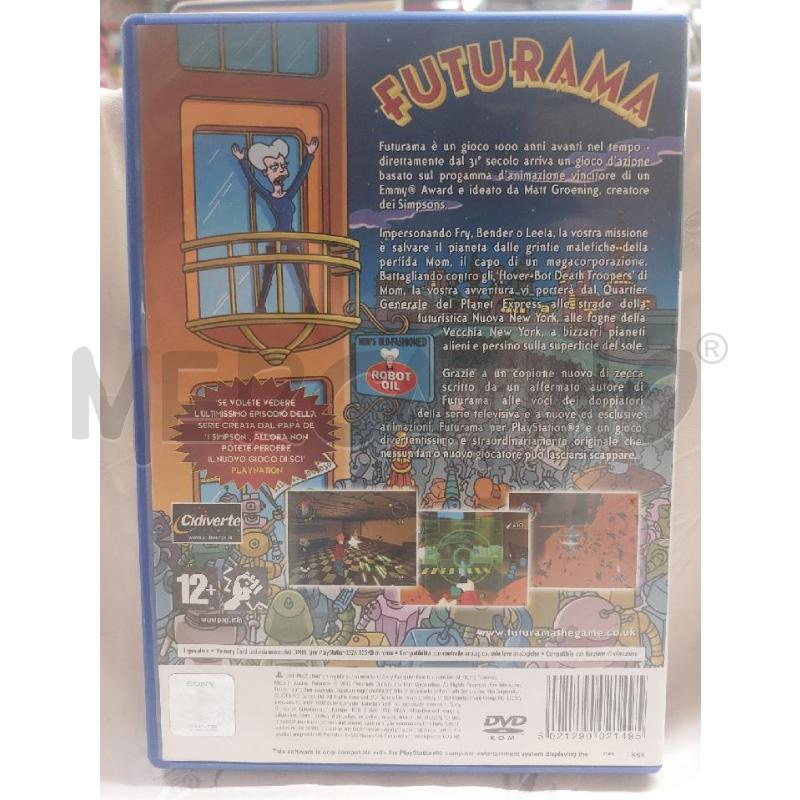 GIOCO PS2 FUTURAMA | Mercatino dell'Usato Roma cinecitta' 2