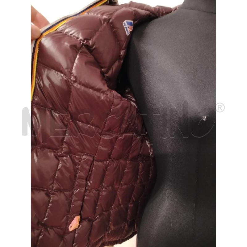 GIUBBINO DONNA KWAY BEIGE INT BORDEAUX  | Mercatino dell'Usato Roma cinecitta' 3