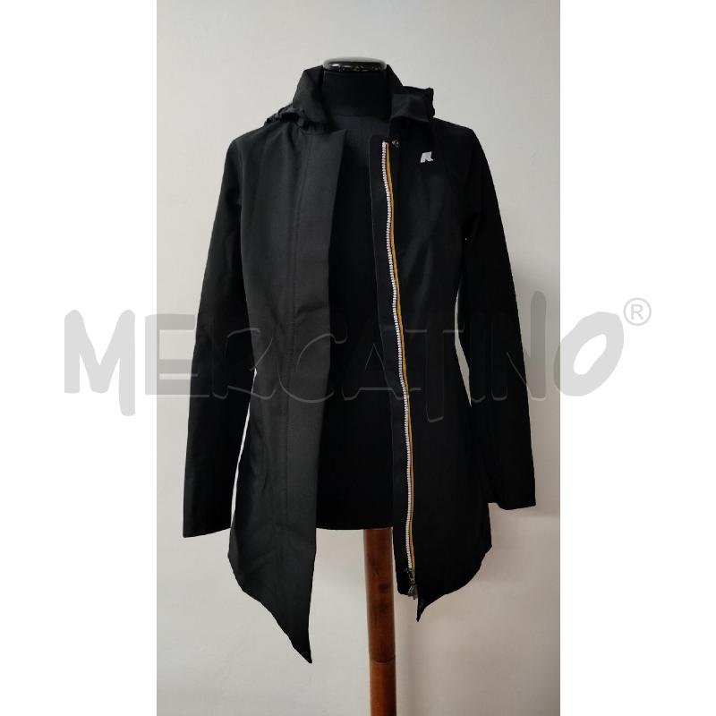 GIUBBINO DONNA KWAY NERO LUNGO CAPPUCCIO | Mercatino dell'Usato Roma cinecitta' 1