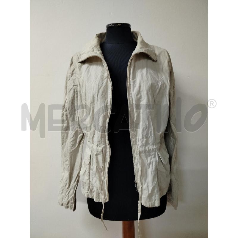 GIUBBINO DONNA WEEKEND MAX MARA BEIGE ZIP  | Mercatino dell'Usato Roma cinecitta' 1