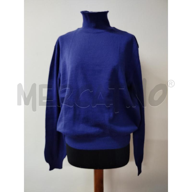 G- MAGLIONE UOMO JUNIOR GAULTIER BLU LUPETTO LANA | Mercatino dell'Usato Roma cinecitta' 1