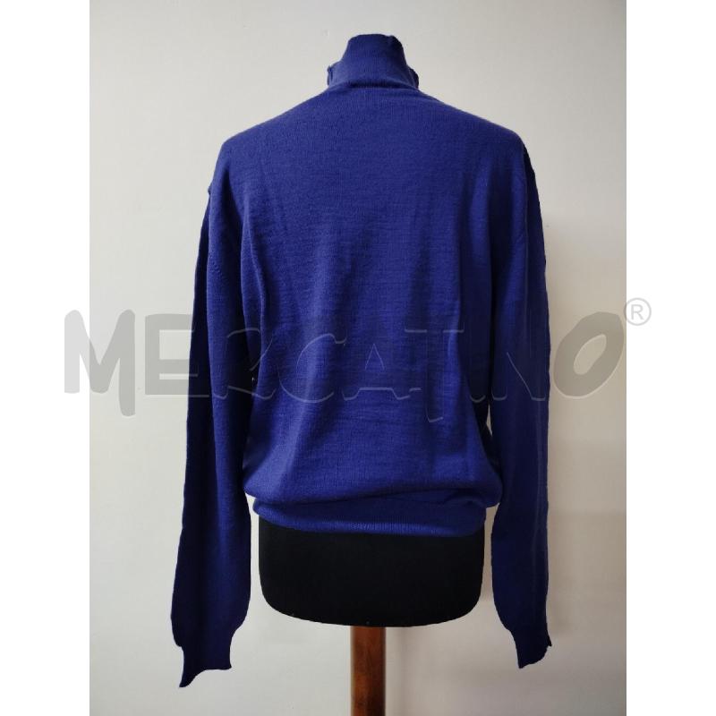 G- MAGLIONE UOMO JUNIOR GAULTIER BLU LUPETTO LANA | Mercatino dell'Usato Roma cinecitta' 2