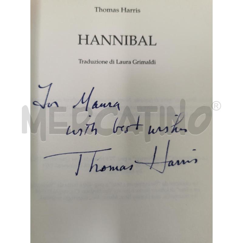 HANNIBAL THOMAS HARRIS AUTOGRAFATO | Mercatino dell'Usato Roma cinecitta' 2