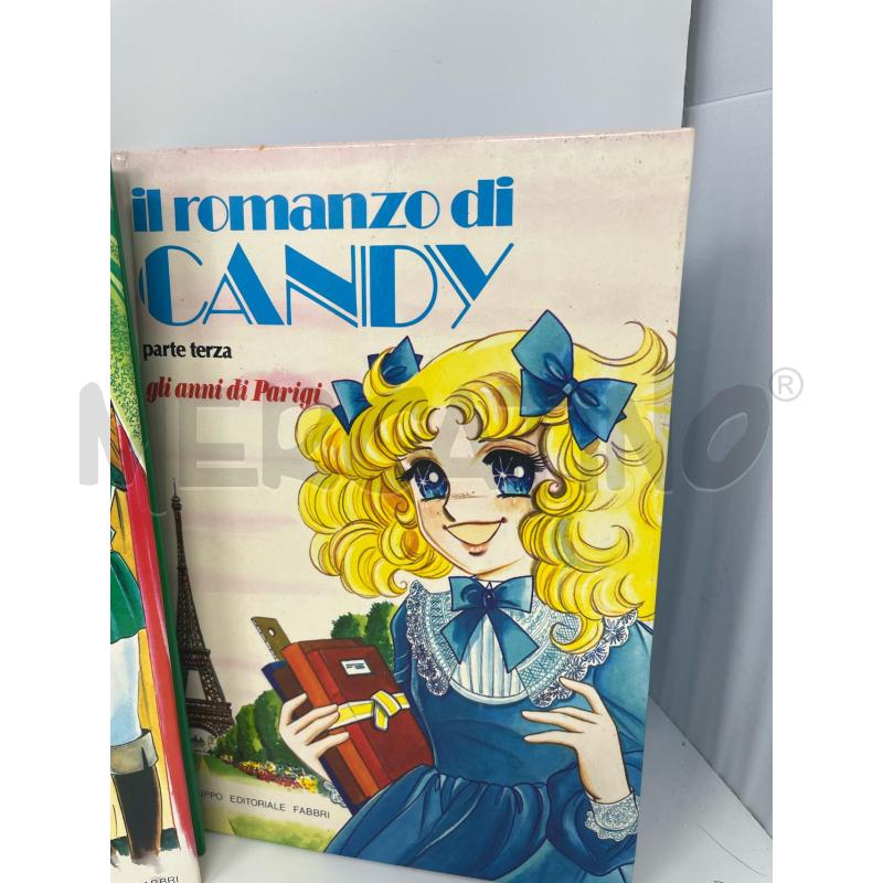 IL ROMANZO DI CANDY TRILOGIA COMPLETA CANDY CANDY  | Mercatino dell'Usato Roma cinecitta' 4