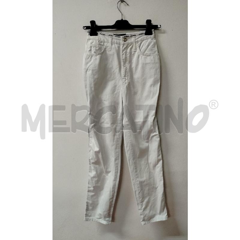 JEANS DONNA FENDI BIANCO  | Mercatino dell'Usato Roma cinecitta' 1