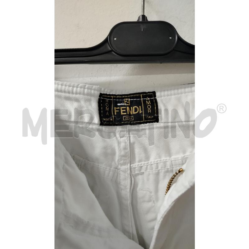 JEANS DONNA FENDI BIANCO  | Mercatino dell'Usato Roma cinecitta' 3