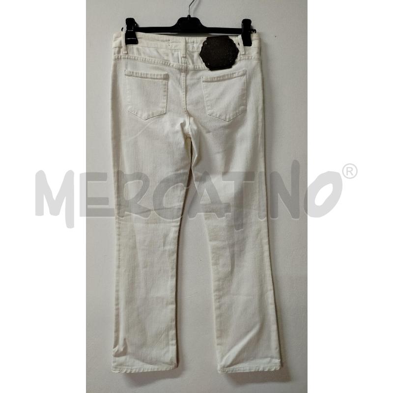 JEANS DONNA JUST CAVALLI BIANCHI SVASATI FONDO | Mercatino dell'Usato Roma cinecitta' 2