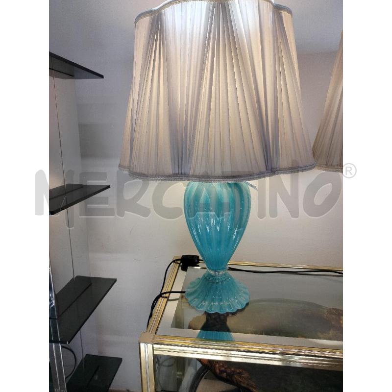 LAMPADA MURANO CELESTE | Mercatino dell'Usato Roma cinecitta' 1