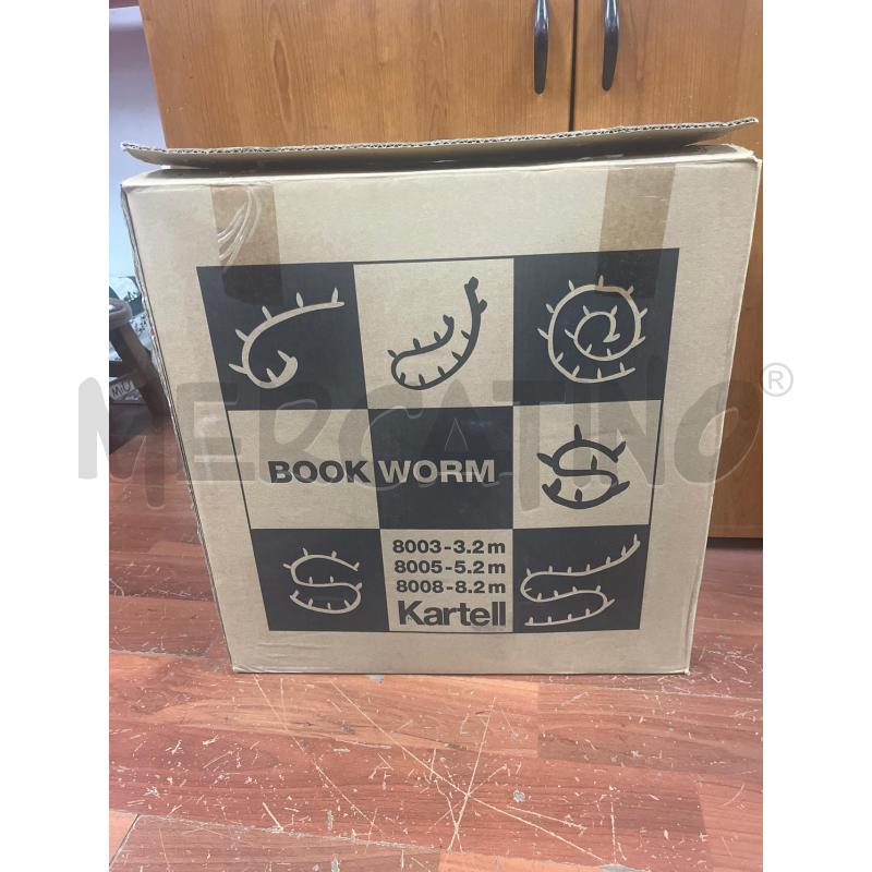 LIBRERIA KARTELL BOOKWORM 5.20 MT BIANCA NEW | Mercatino dell'Usato Roma cinecitta' 1
