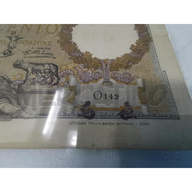 LIRE CENTO 100 1931 CARTA MONETA  | Mercatino dell'Usato Roma cinecitta' 5