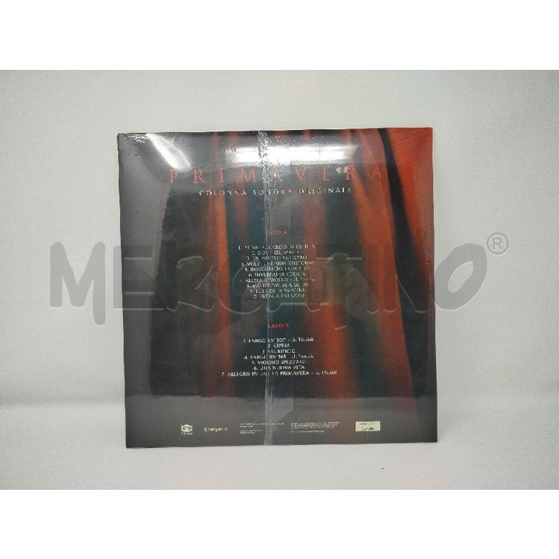 LP PRIMAVERA COLONNA SONORA ORIGINALE NON ANCORA USCITO EDIZIONE LIMITATA NUMERATA 117 | Mercatino dell'Usato Roma cinecitta' 2