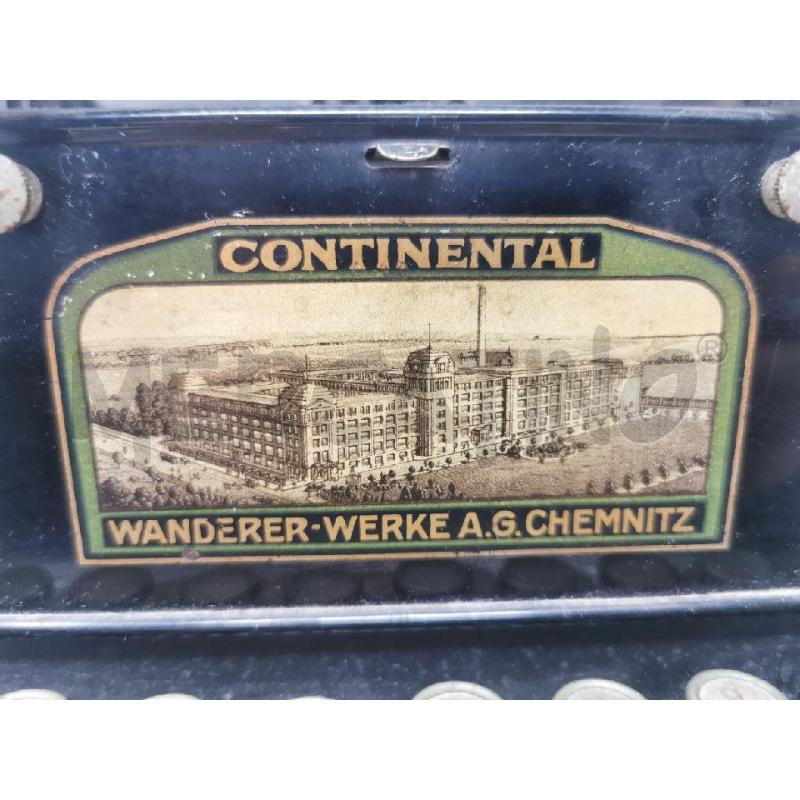 MACCHINA DA SCRIVERE CONTINENTAL INIZI 900 DA REVISIONARE  | Mercatino dell'Usato Roma cinecitta' 2