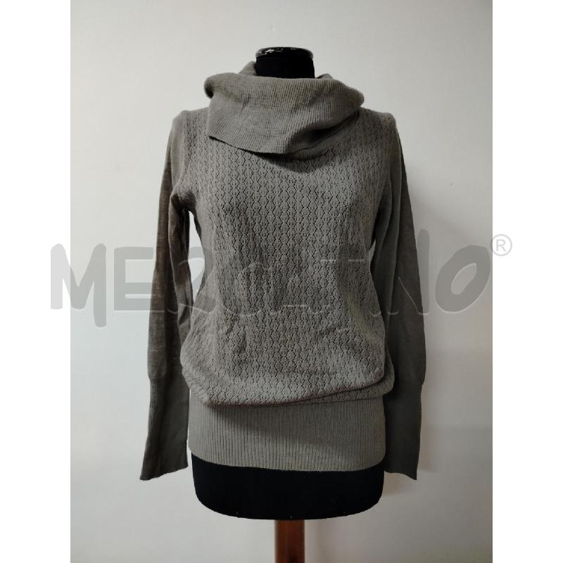 MAGLIA DONNA MARELLA TORTORA TRAFORATA COLLO ALTO | Mercatino dell'Usato Roma cinecitta' 1