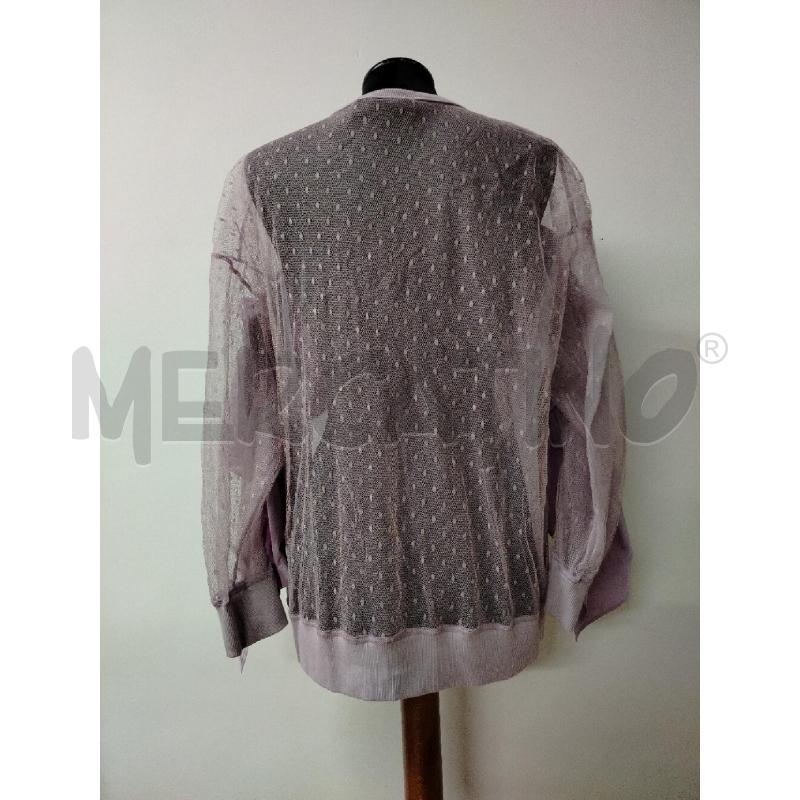 MAGLIA DONNA RED VALENTINO LILLA ROUCHES RETINA | Mercatino dell'Usato Roma cinecitta' 2