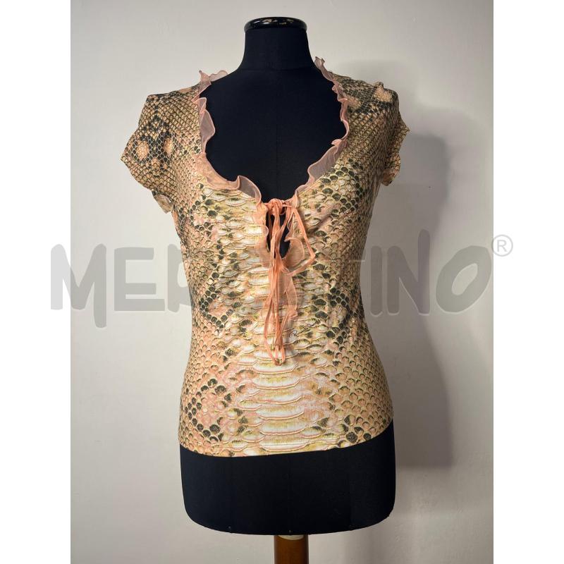 MAGLIA DONNA ROBERTO CAVALLI EFF SERPENTE ROSA | Mercatino dell'Usato Roma cinecitta' 1