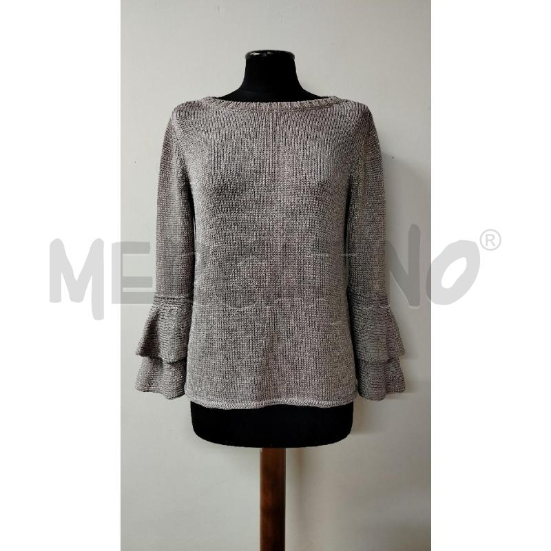 MAGLIONE DONNA LUISA SPAGNOLI LILLA METALL GLITTER | Mercatino dell'Usato Roma cinecitta' 1