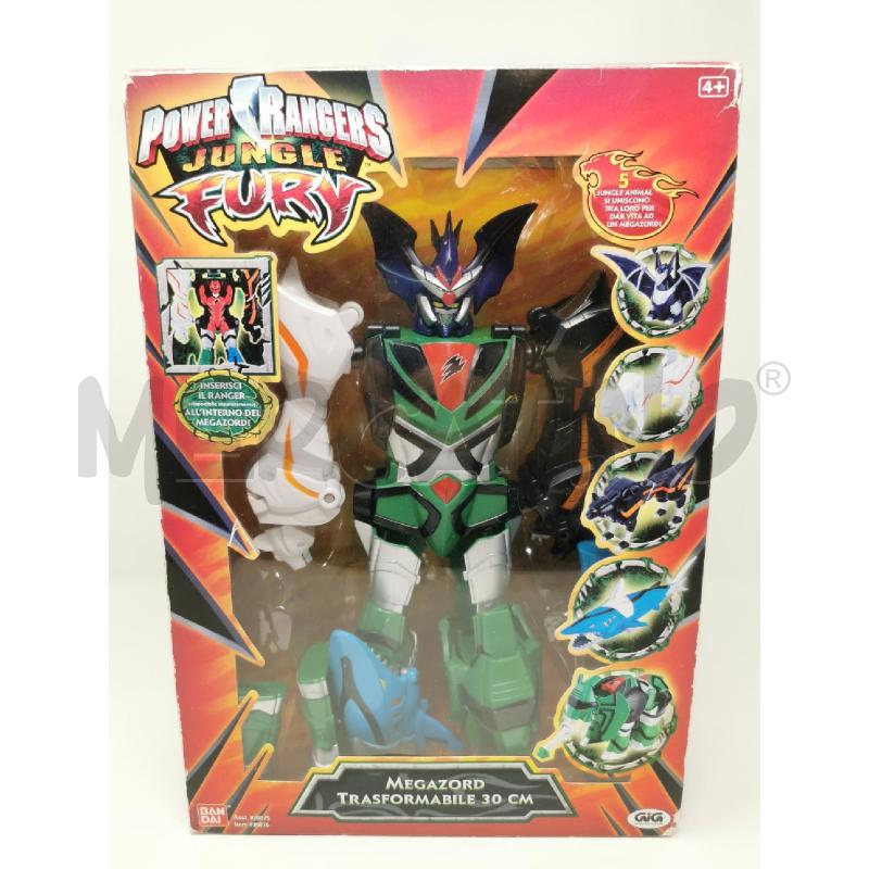 MEGAZORD TRASFORMABILE 30 CM POWER RANGERS JUNGLE FURY SCATOLATO | Mercatino dell'Usato Roma cinecitta' 1