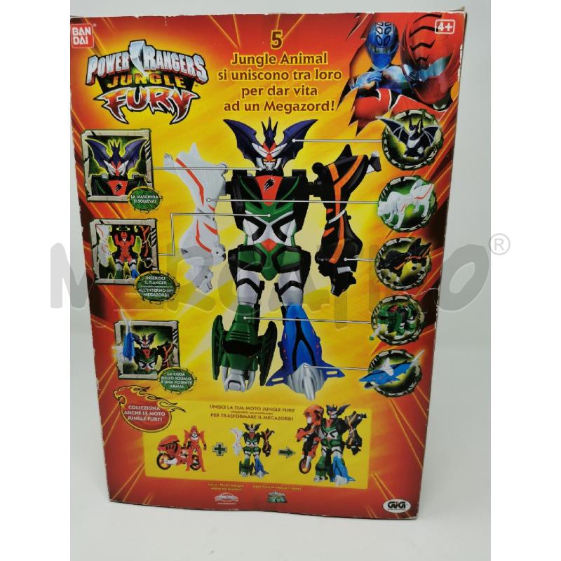MEGAZORD TRASFORMABILE 30 CM POWER RANGERS JUNGLE FURY SCATOLATO | Mercatino dell'Usato Roma cinecitta' 3