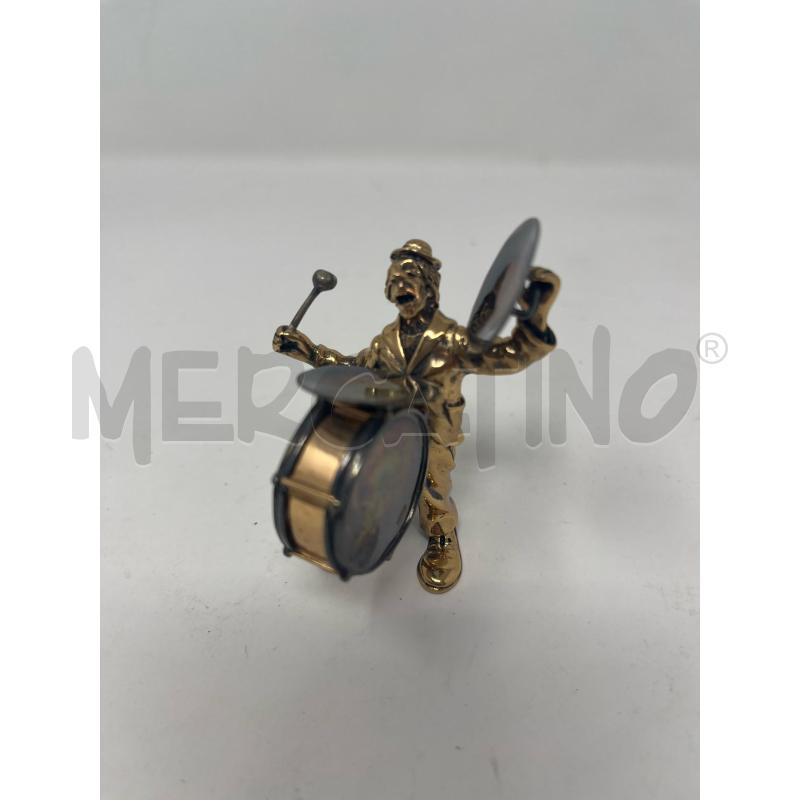 MINIATURA PAGLIACCIO MUSICISTA ANGINI ARG  | Mercatino dell'Usato Roma cinecitta' 1
