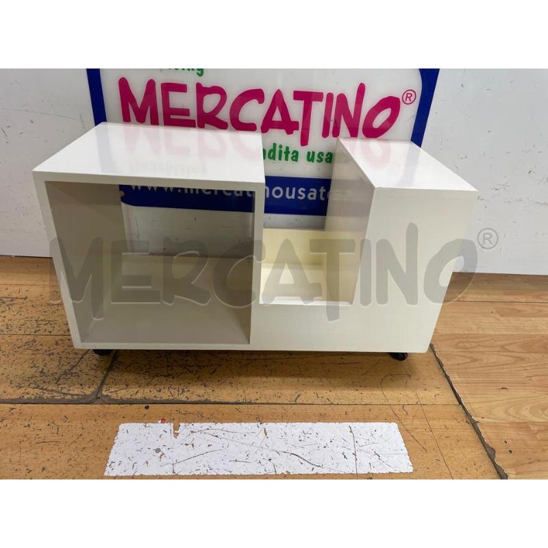 MOBILETTO BIANCO DESING CON RUOTE1 | Mercatino dell'Usato Roma cinecitta' 2