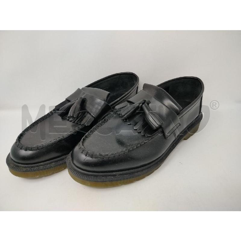MOCASSINI PELLE UOMO DR MARTENS PELLE NERO FRANGE  | Mercatino dell'Usato Roma cinecitta' 2