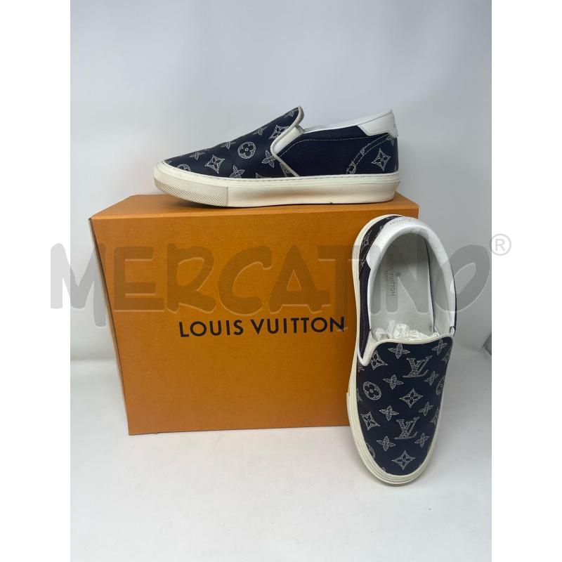 MOCASSINI PELLE UOMO LOUIS VUITTON NERA MONOGRAM  | Mercatino dell'Usato Roma cinecitta' 1