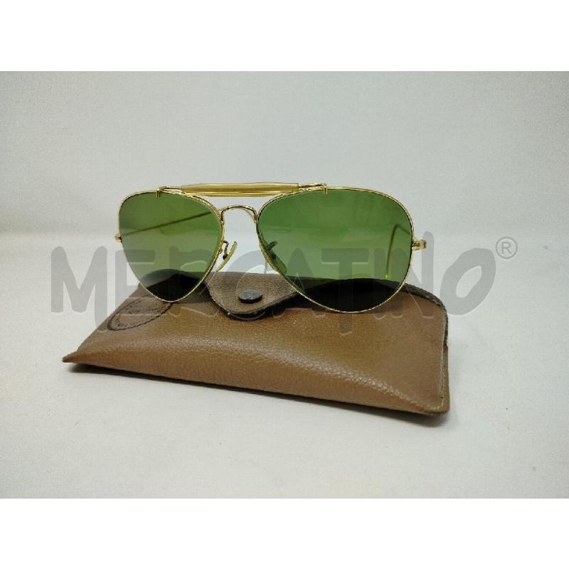 OCCHIALI RAYBAN BL LENTE VERDE AVIATOR | Mercatino dell'Usato Roma cinecitta' 1
