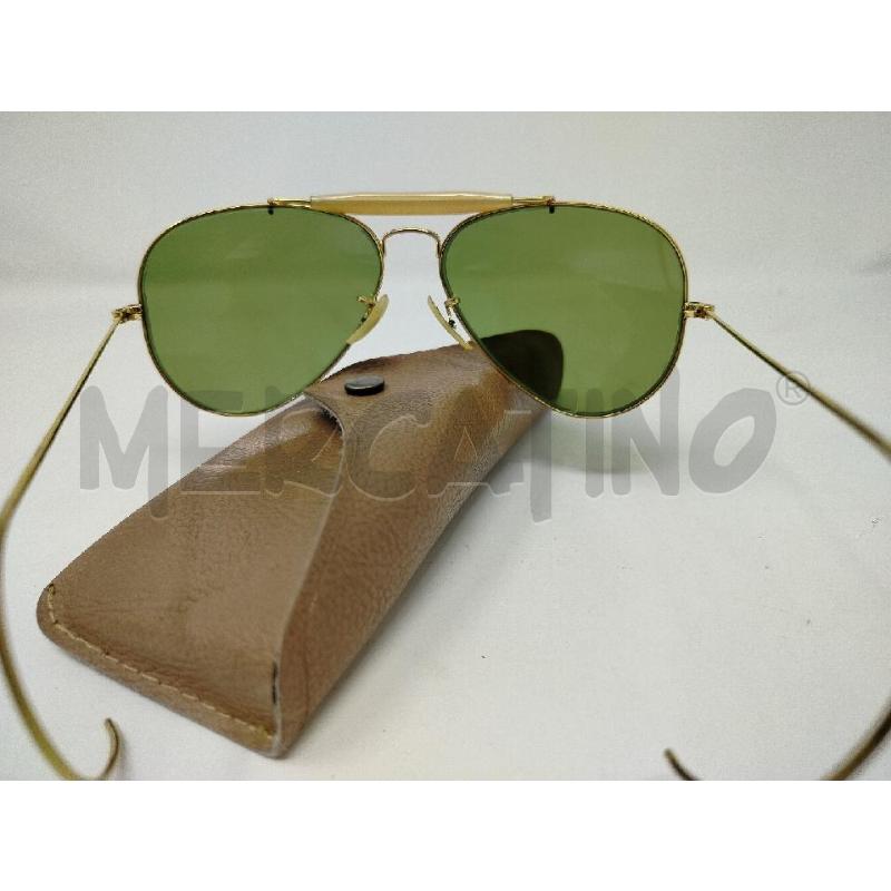 OCCHIALI RAYBAN BL LENTE VERDE AVIATOR | Mercatino dell'Usato Roma cinecitta' 3