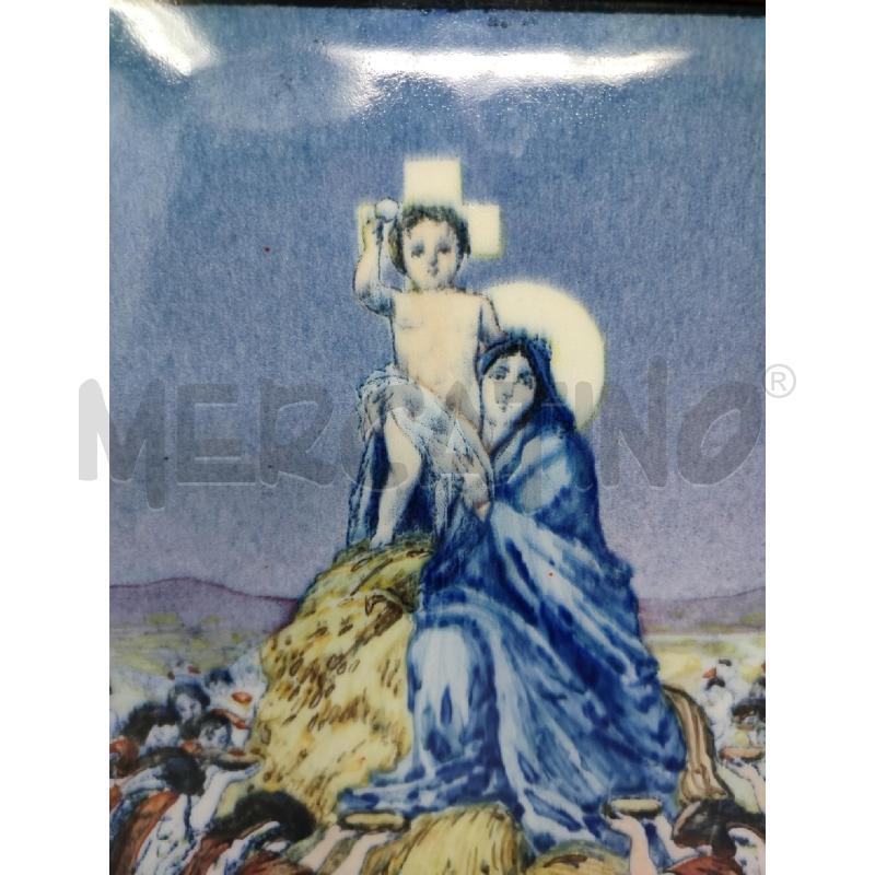 OPERA SU MAIOLICA BASILIO CASCELLA MADONNA DEL GRANO DANN  | Mercatino dell'Usato Roma cinecitta' 3