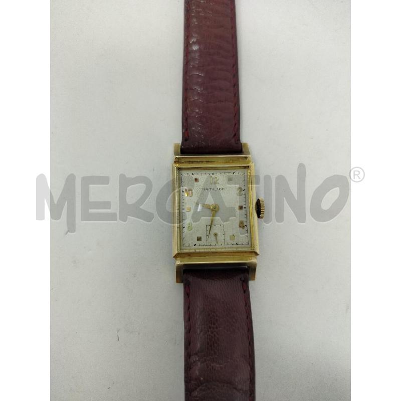OROLOGIO DA POLSO HAMILTON CASSA DOR RETTANGOLARE | Mercatino dell'Usato Roma cinecitta' 2