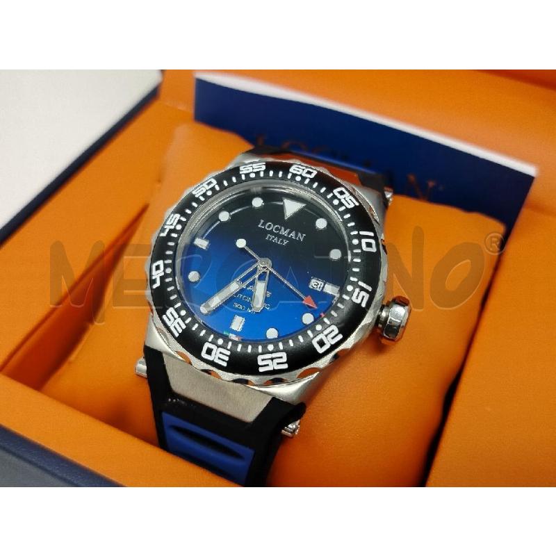OROLOGIO DA POLSO LOCMAN MARE AUTOMATIC BLU NERO SCAT | Mercatino dell'Usato Roma cinecitta' 2