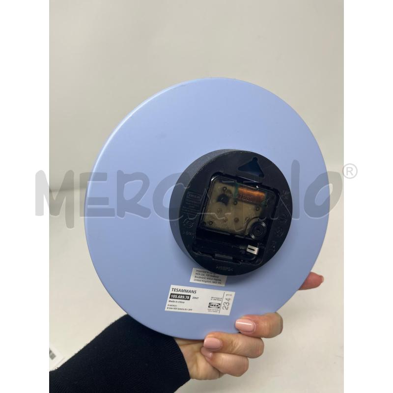 OROLOGIO IKEA ROSA AZZURRO BLU | Mercatino dell'Usato Roma cinecitta' 3