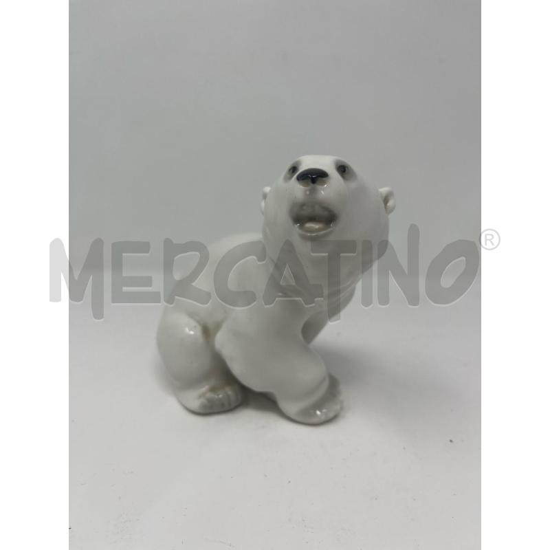 ORSO POLARE PORCELLANA | Mercatino dell'Usato Roma cinecitta' 1