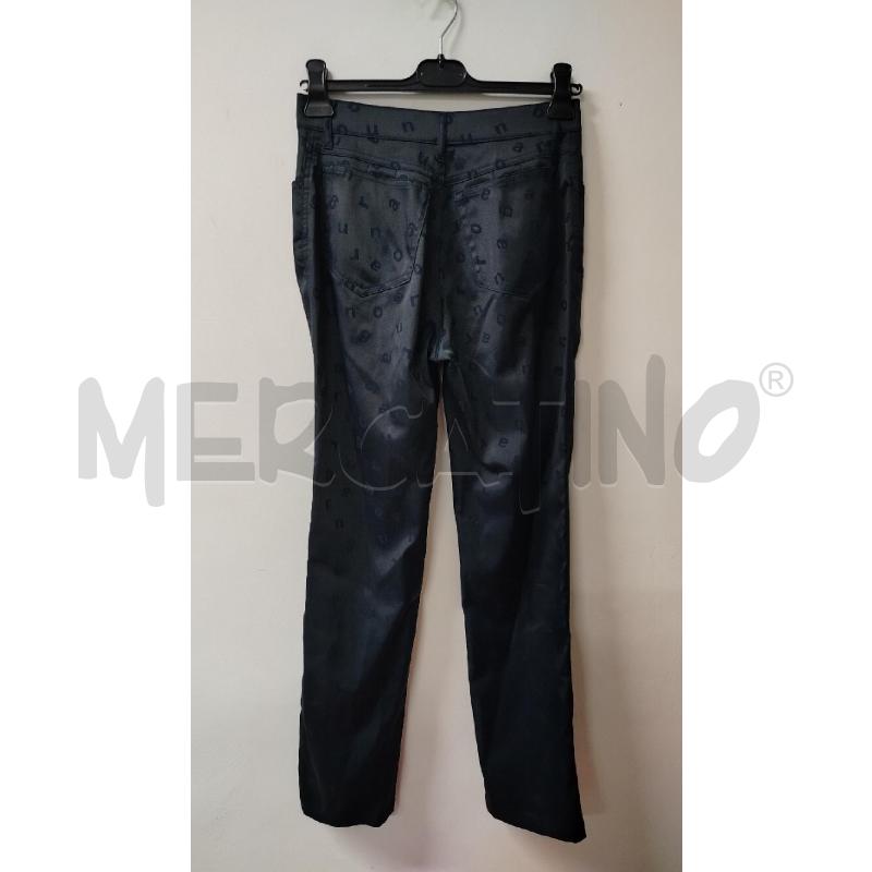 PANTALONE DONNA EMANUELE UNGARO BLU SCURO LETTERE  | Mercatino dell'Usato Roma cinecitta' 2