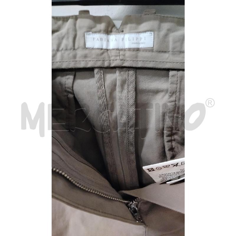 PANTALONE DONNA FABIANA FILIPPI FUSTAGNO BEIGE | Mercatino dell'Usato Roma cinecitta' 3